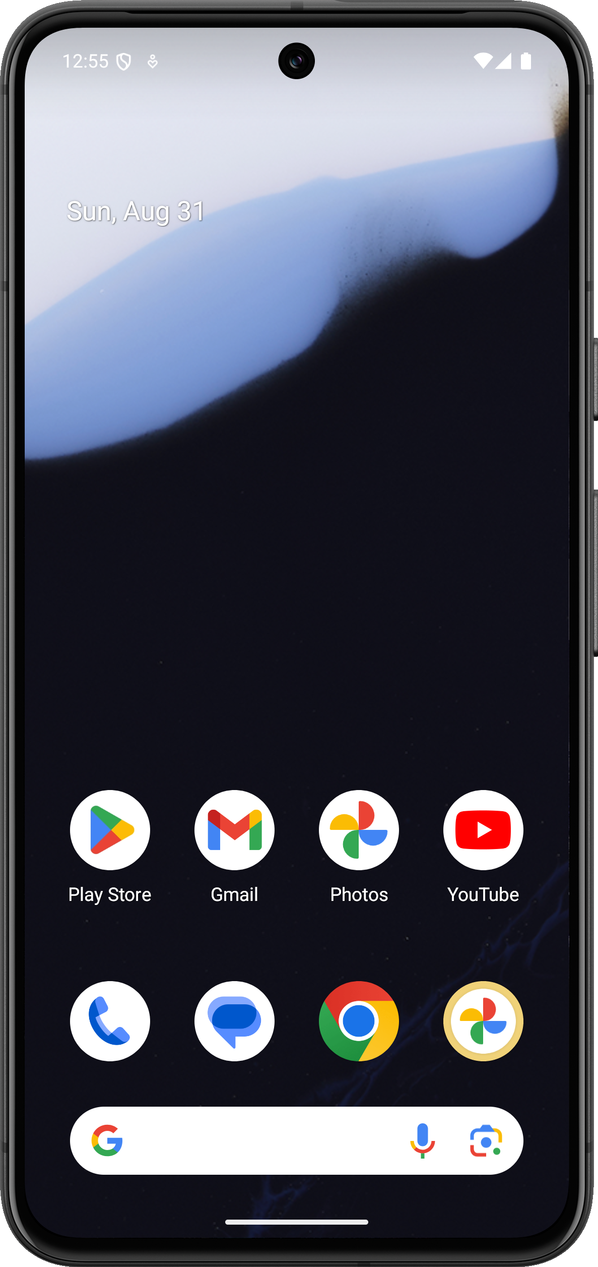 Android phone with Homework Buddy